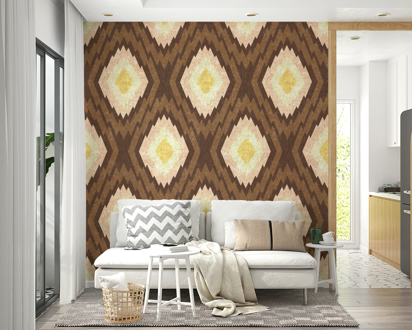 Suitable for a modern, eclectic, or nature-inspired interior.
