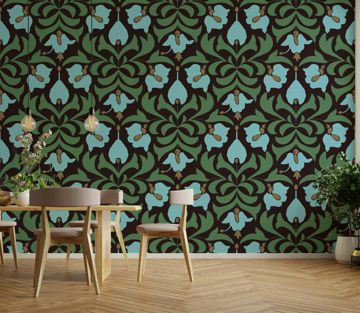 It gives a feeling of peaceful sophistication and inviting comfort.
