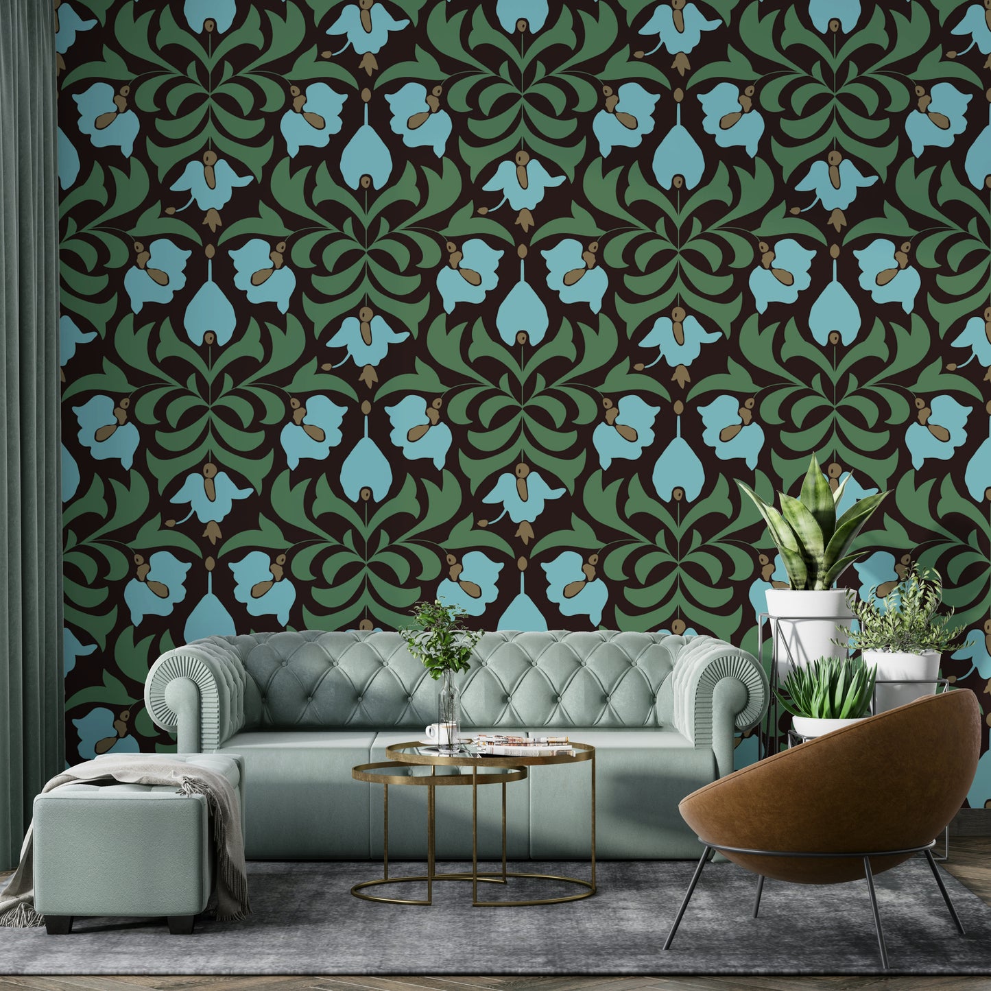 Captures the essence of a beautifully serene garden's lingering presence.
