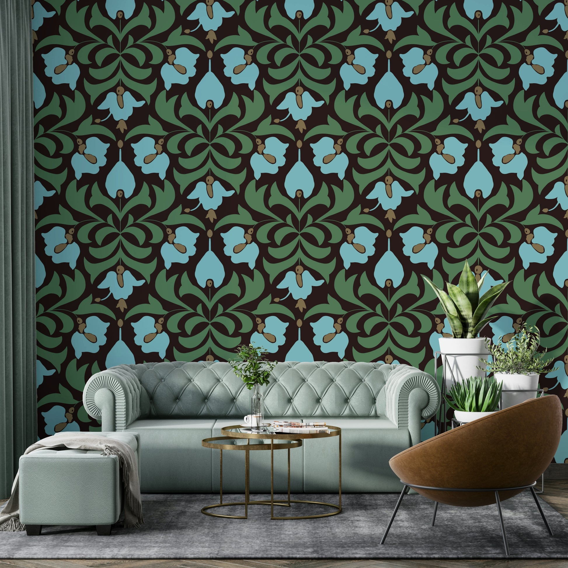 Captures the essence of a beautifully serene garden's lingering presence.
