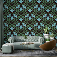 Captures the essence of a beautifully serene garden's lingering presence.
