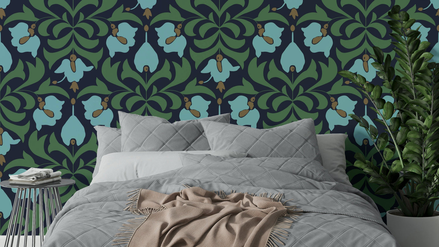 It gives a feeling of luxurious sophistication and inviting comfort.
