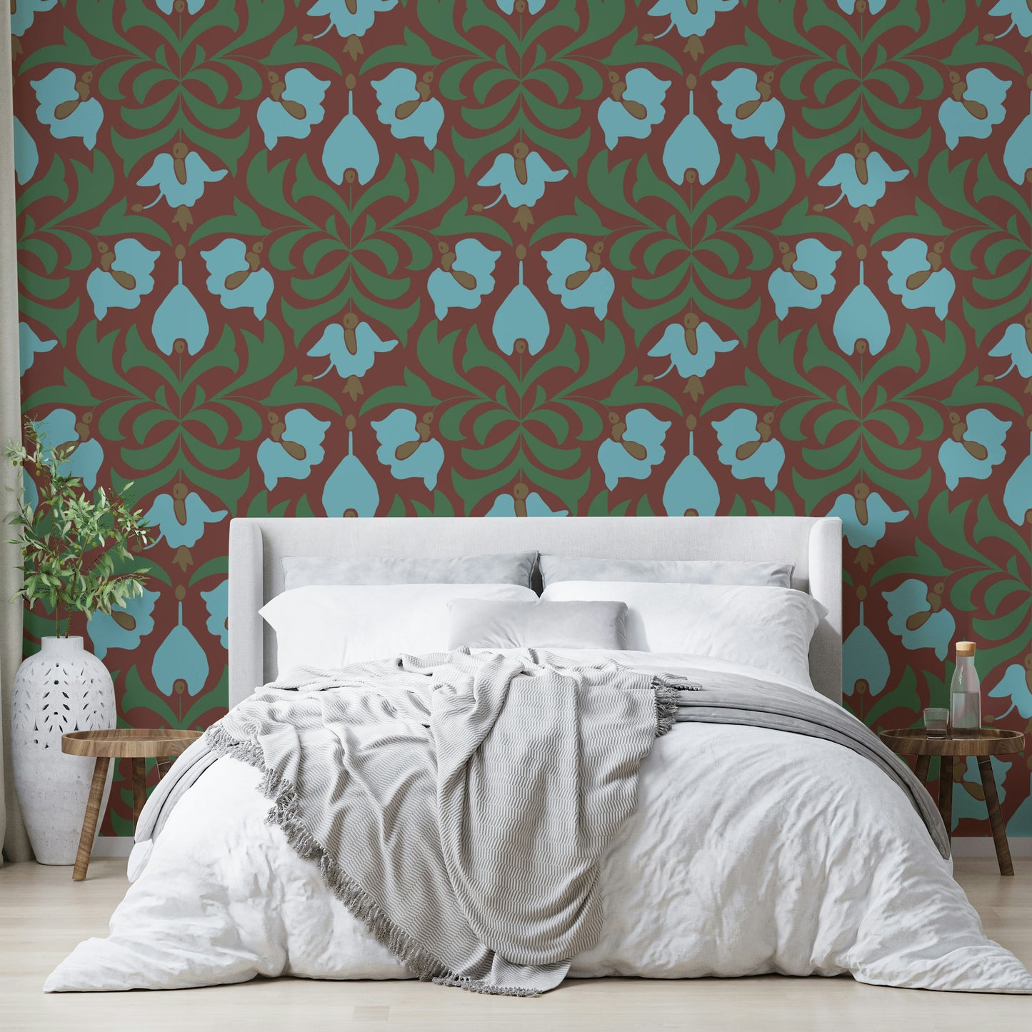 It gives a feeling of peaceful sophistication and inviting comfort.
