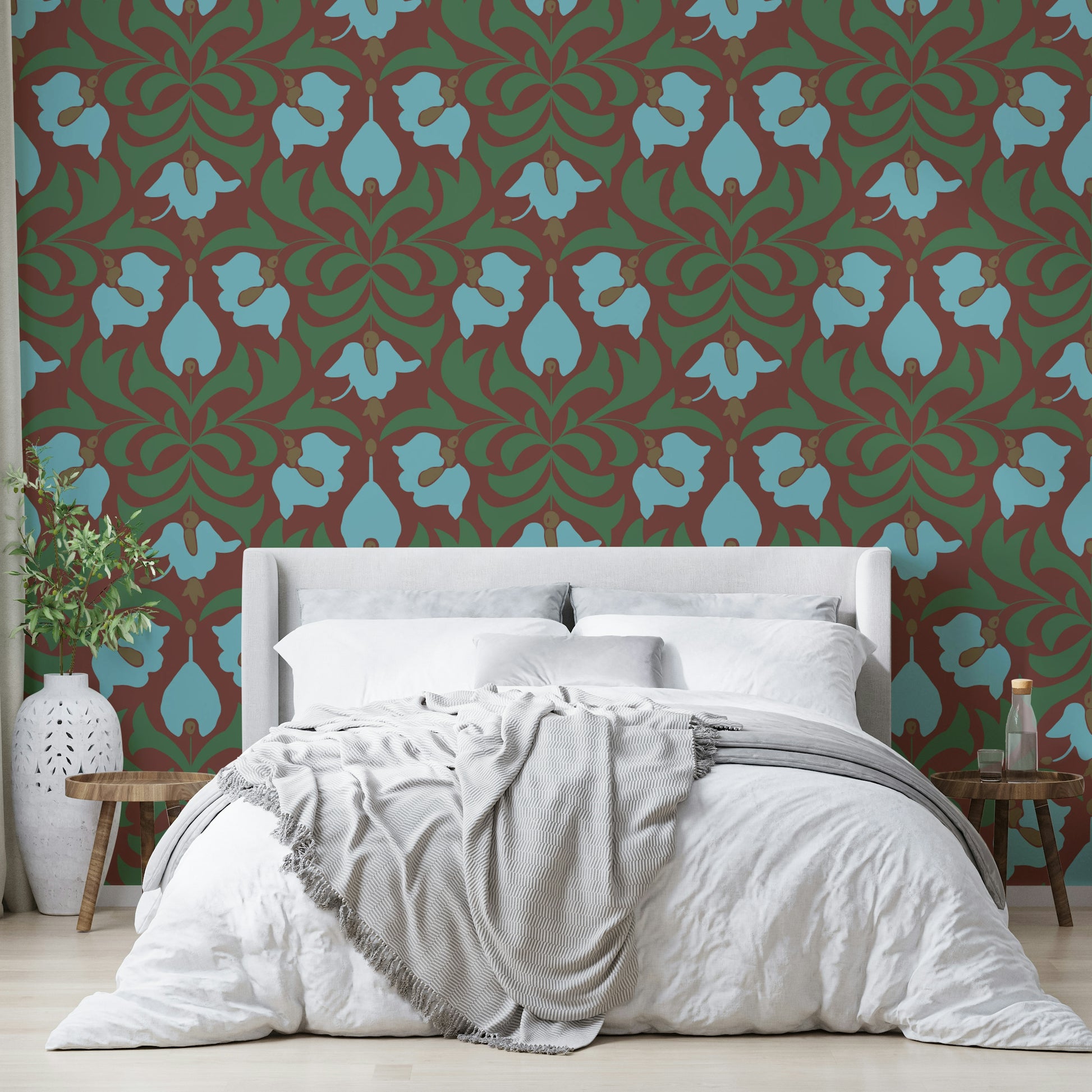 It gives a feeling of peaceful sophistication and inviting comfort.
