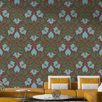 The color palette is composed of rustic and timeless tones.
