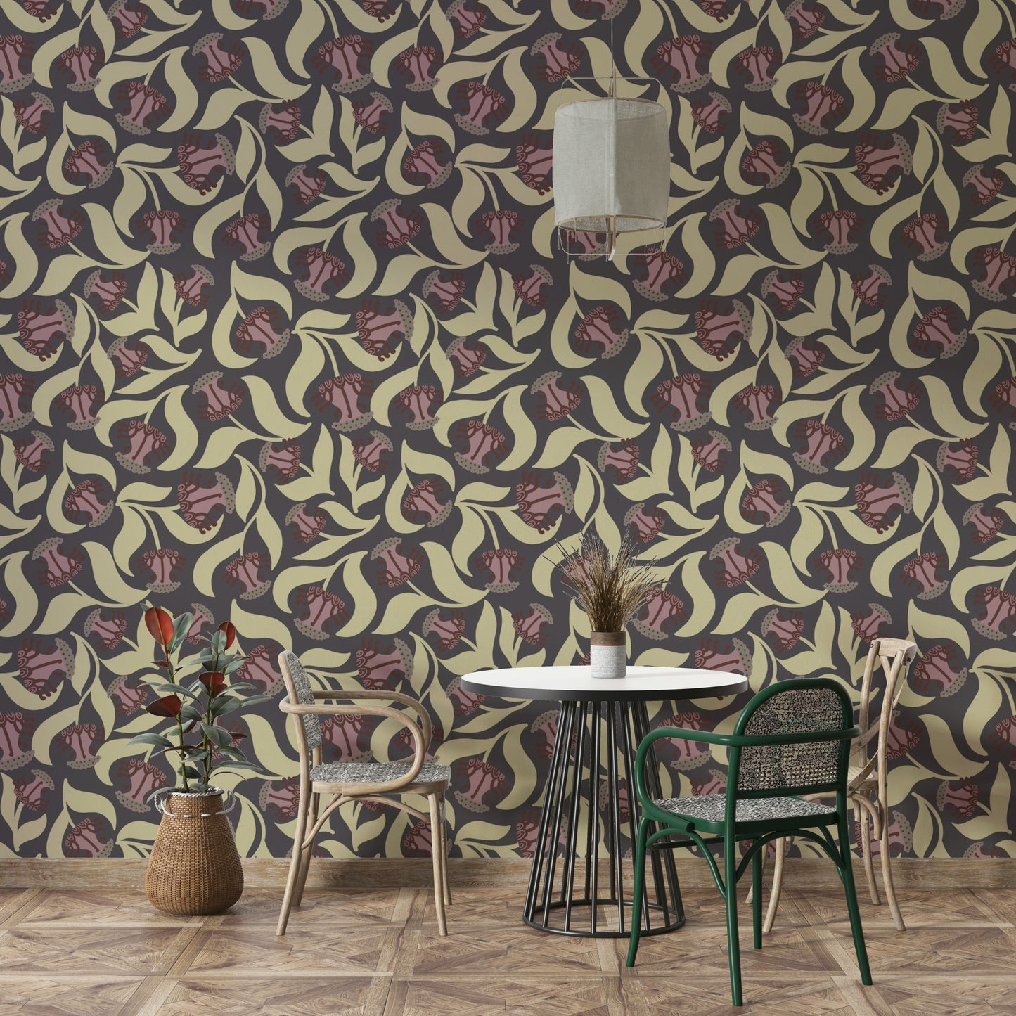 There's a strong sense of artistic flair, modern elegance, and creative energy.
