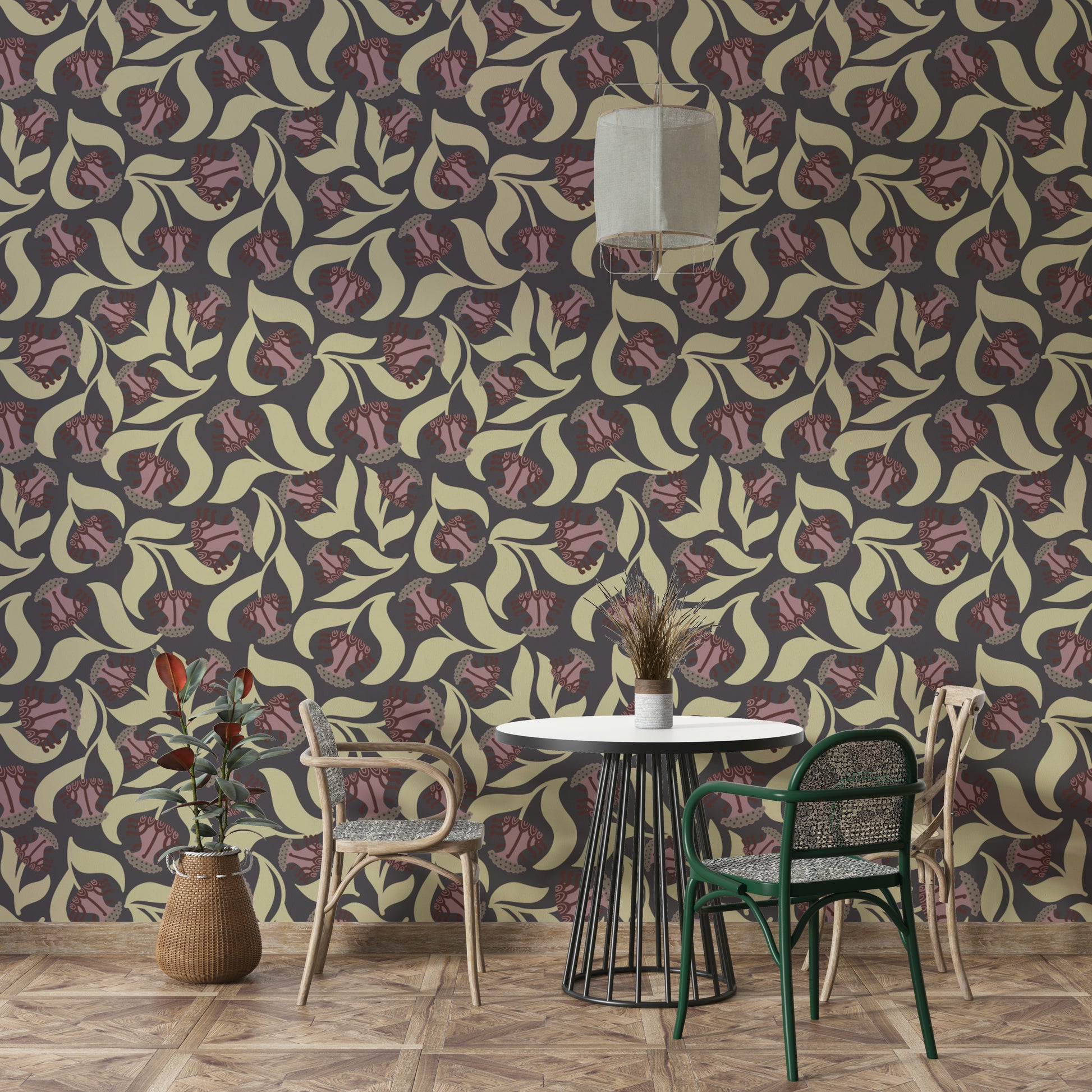 There's a strong sense of artistic flair, modern elegance, and creative energy.
