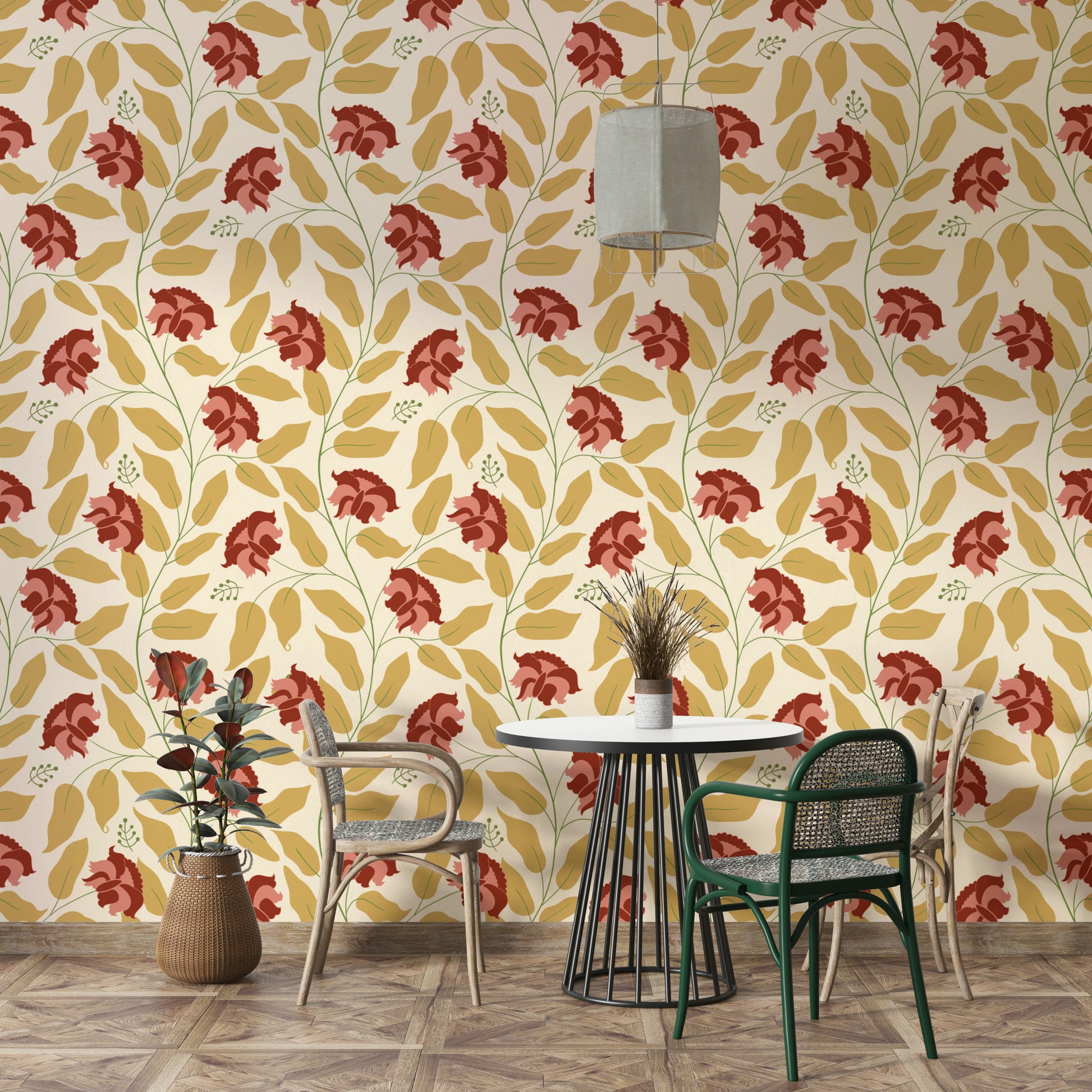 It gives a feeling of peaceful sophistication and inviting comfort.
