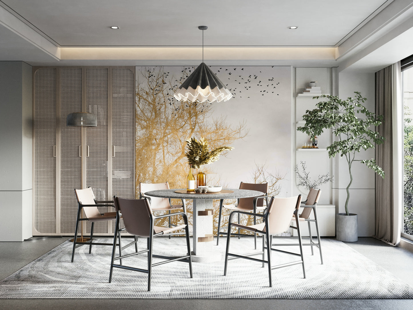 There's a sense of tranquility, hope, and natural beauty.
