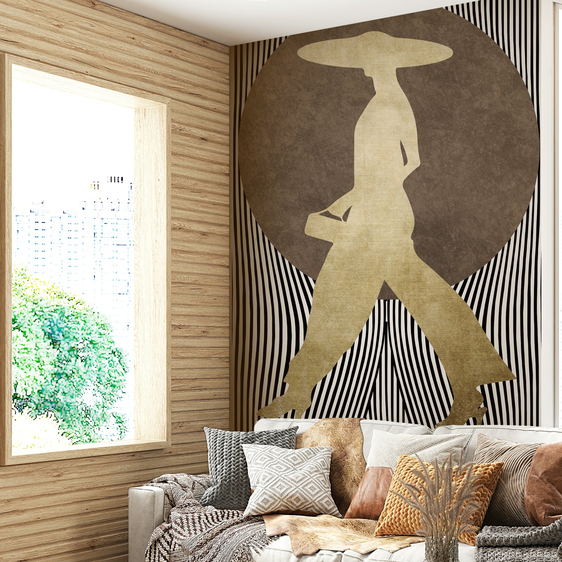 There's a sense of elegance, strength, and intrigue.
