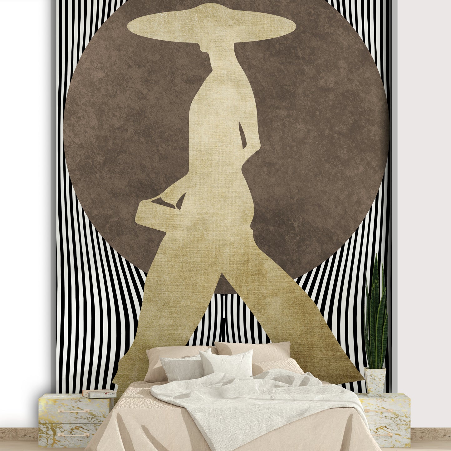 The design is often stylized, powerful, and mysterious.
