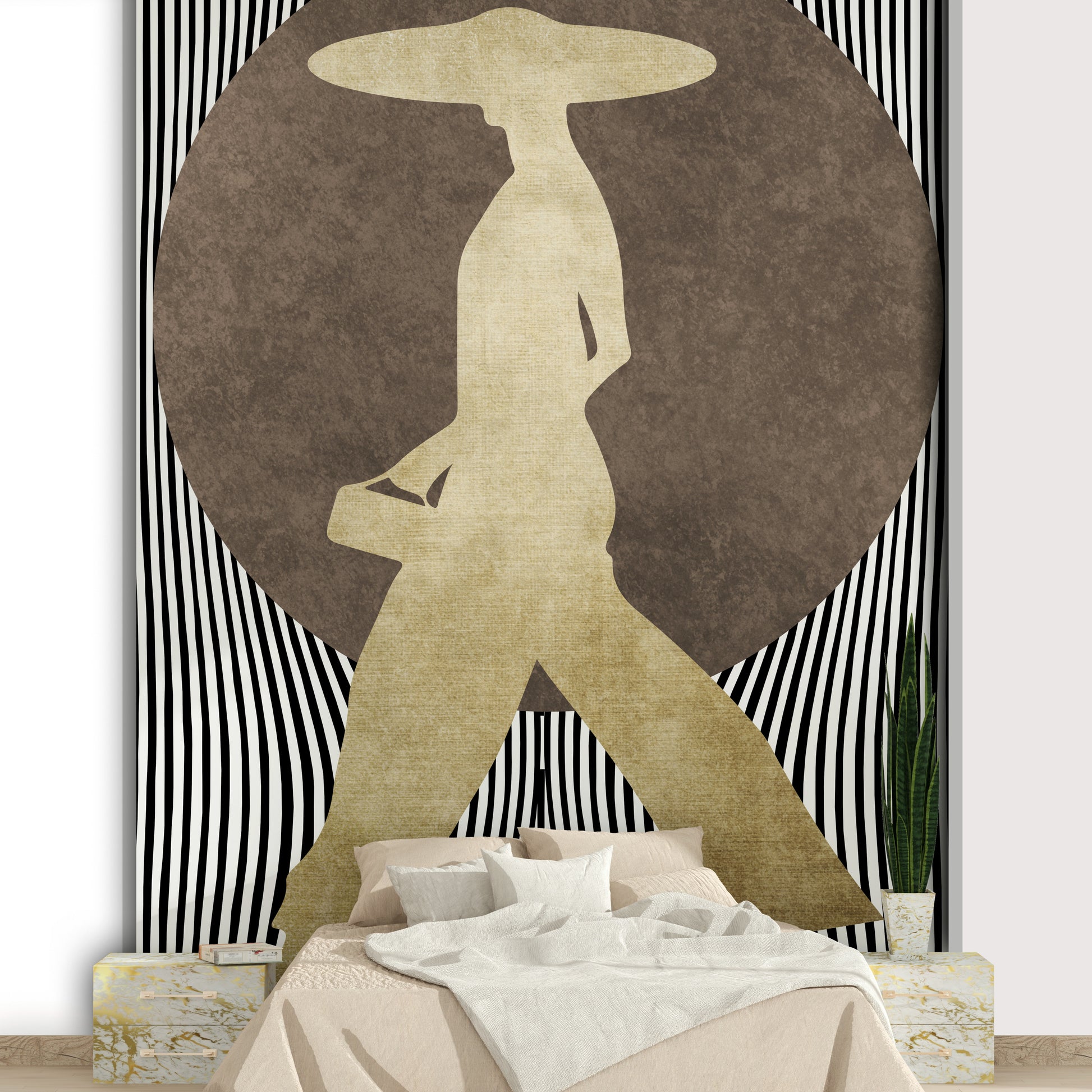 The design is often stylized, powerful, and mysterious.
