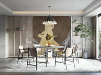 It gives a feeling of theatrical and refined artistry.
