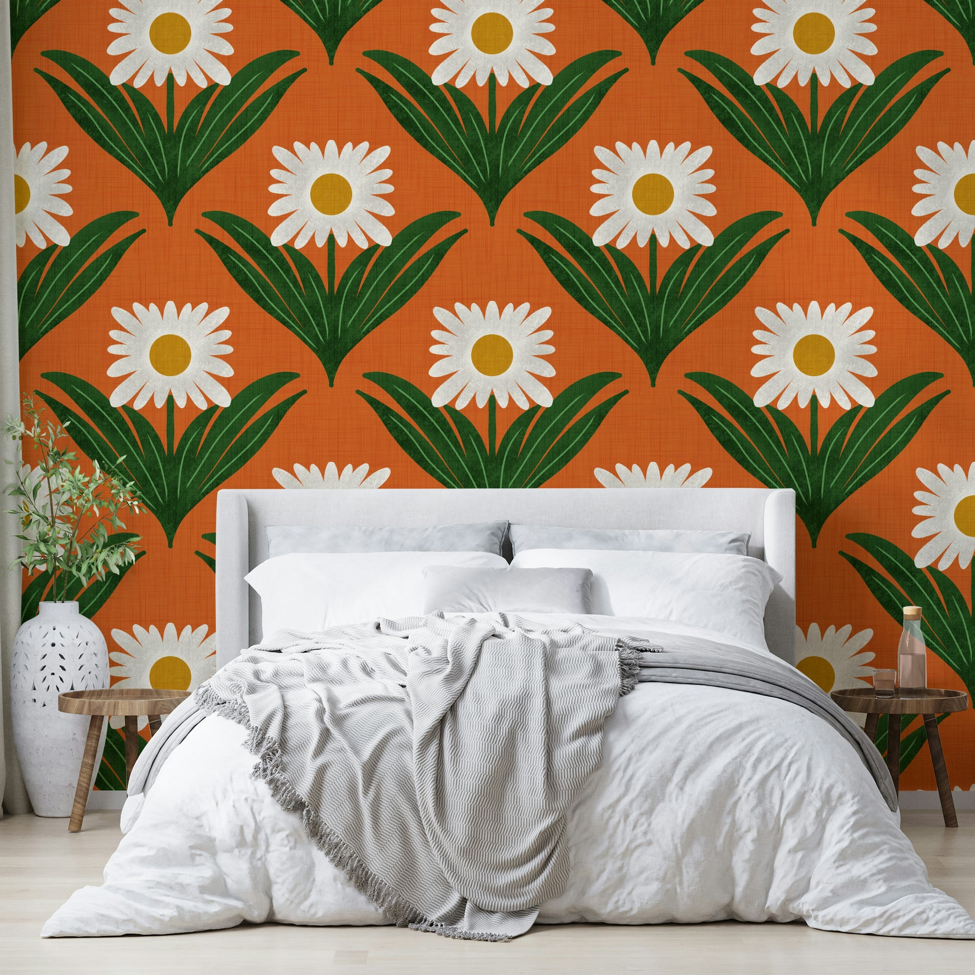 The texture appears smooth and graphic, like a vintage print.
