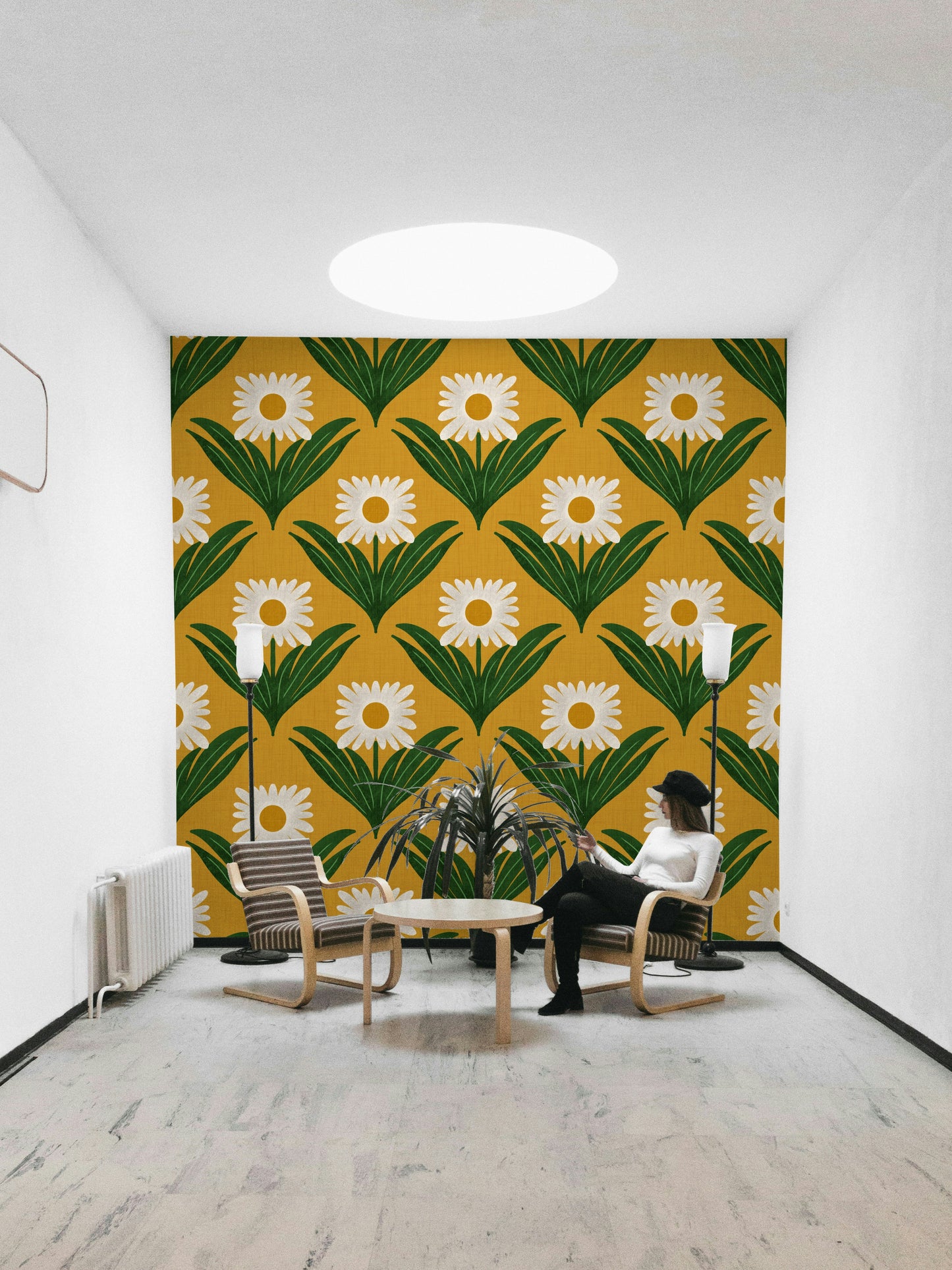 A vibrant and nostalgic wallpaper pattern.
