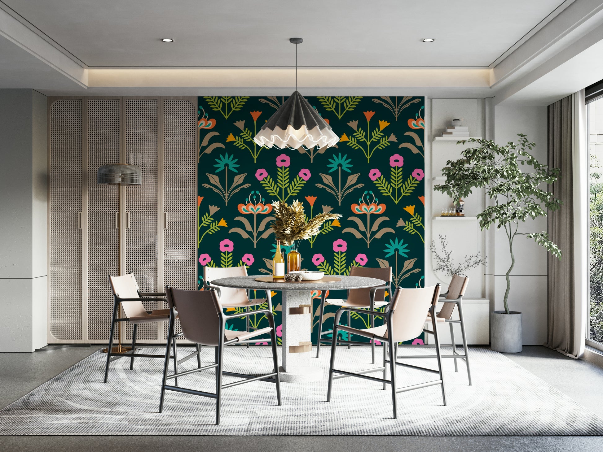 There's a sense of lively, nostalgic design and modern elegance.
