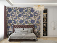 Pattern with a warm color palette.

