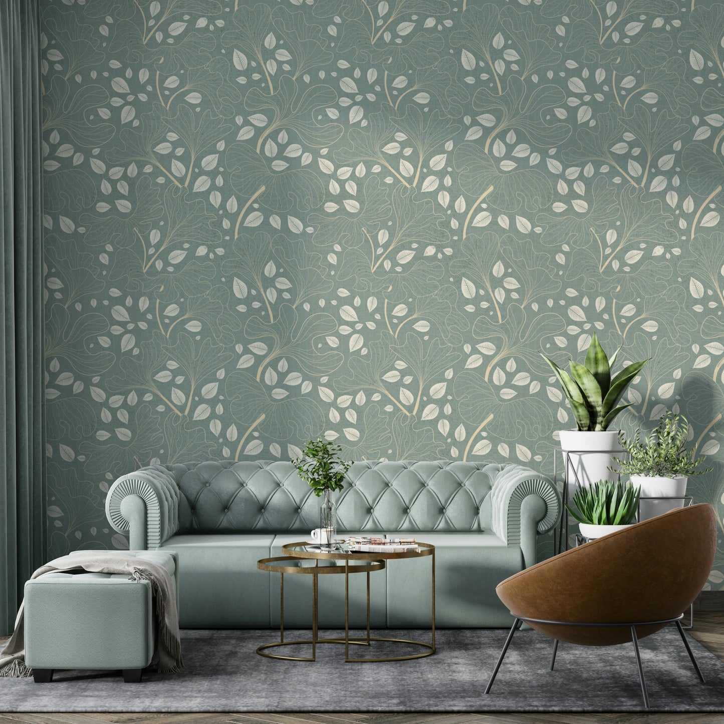 Wallpaper with a classic and modern feel.


