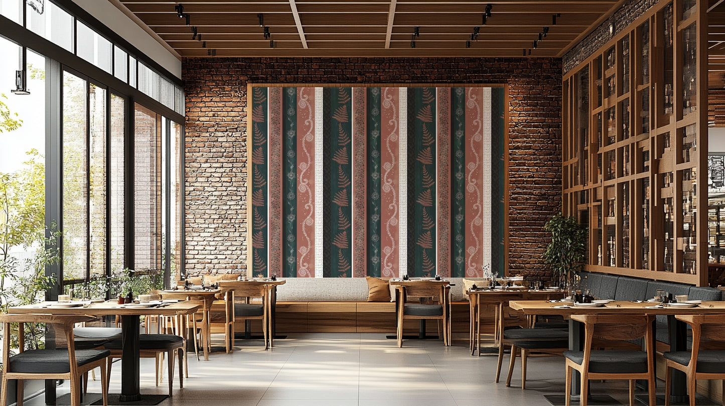 Wallpaper with a sophisticated and artistic feel.

