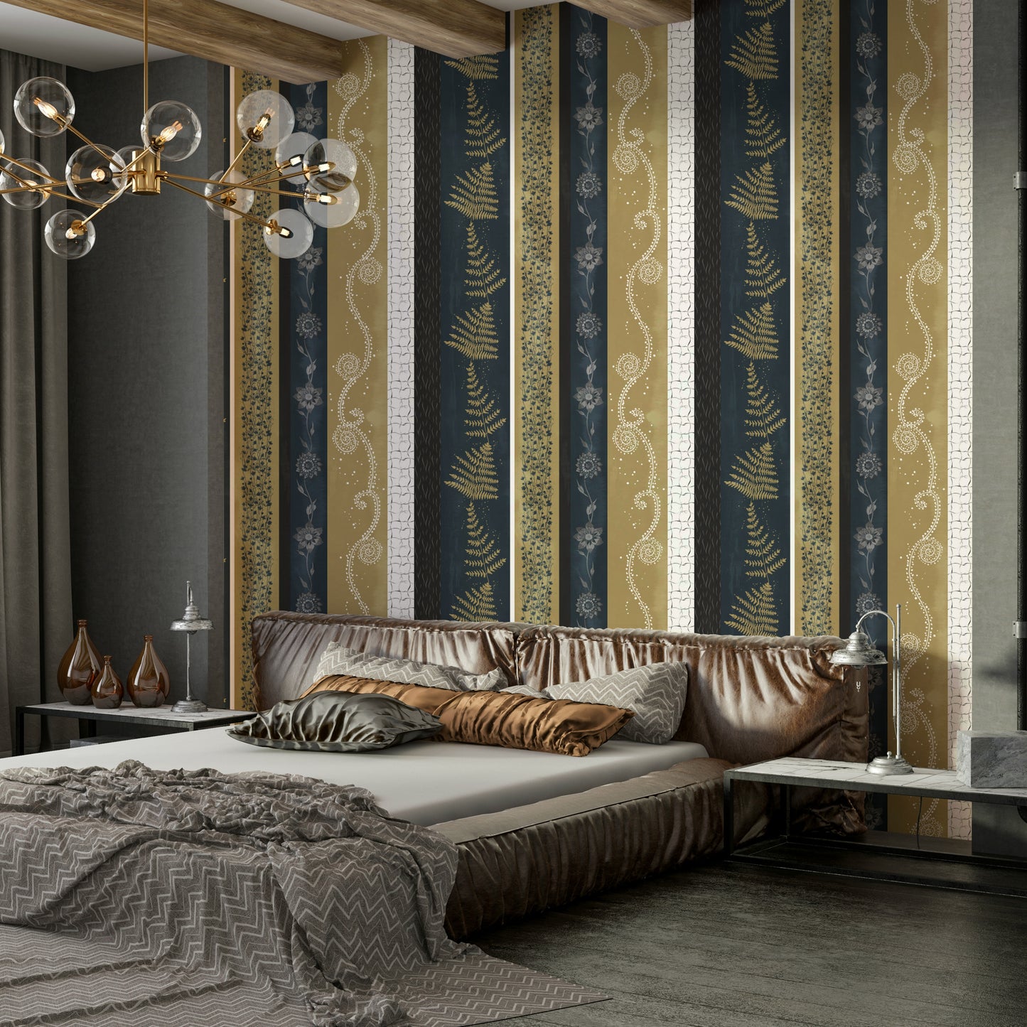 Wallpaper with a sophisticated and artistic feel.

