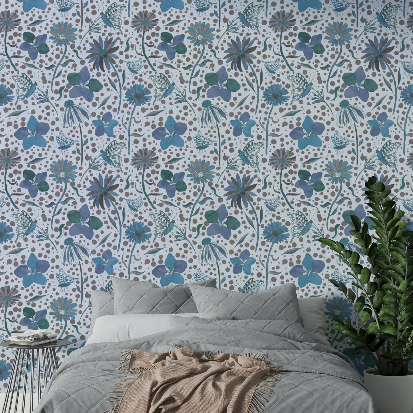 elegant wallpaper for a living room

