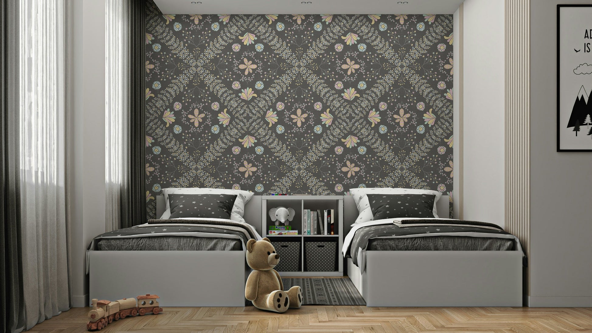 classic floral tapestry design

