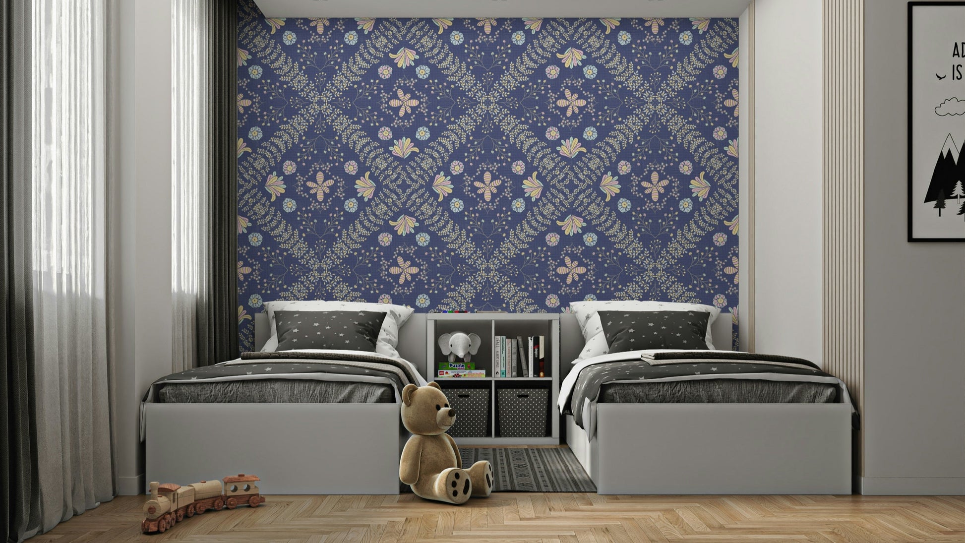 vintage floral wallpaper for walls

