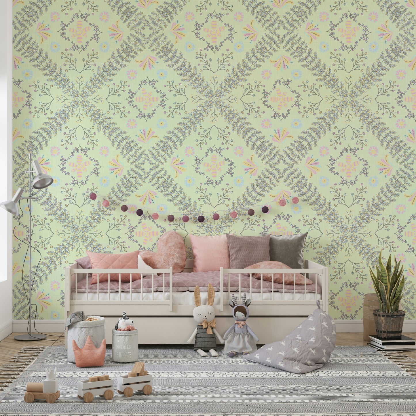 vintage floral wallpaper for walls

