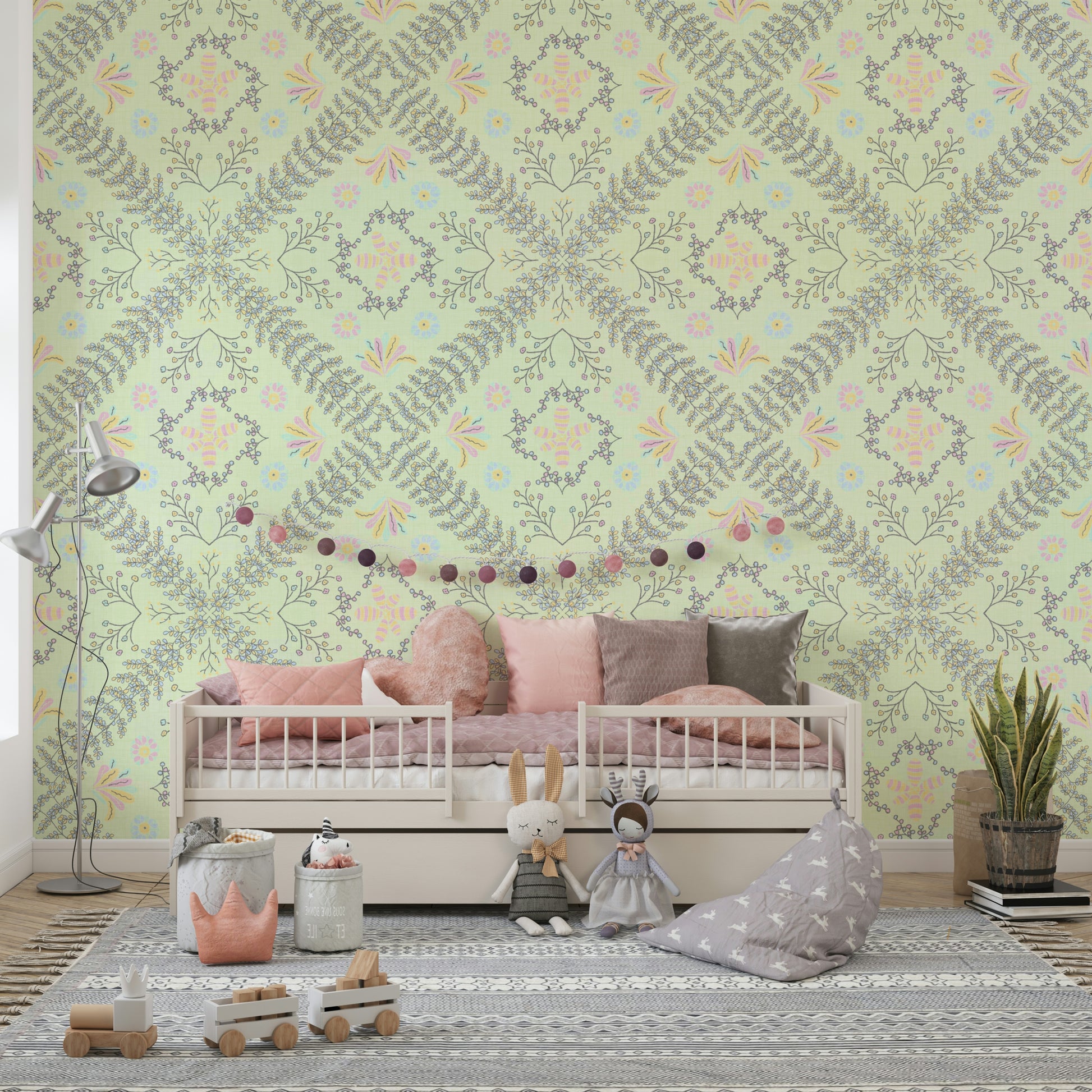 vintage floral wallpaper for walls

