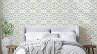 old-world charm wallpaper in powder

