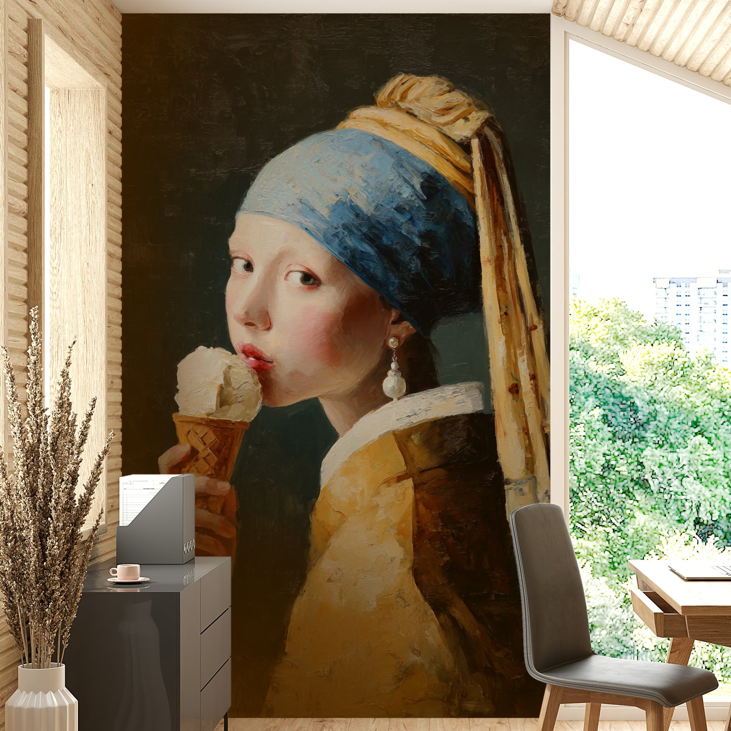 vermeer adaptation with a modern twist

