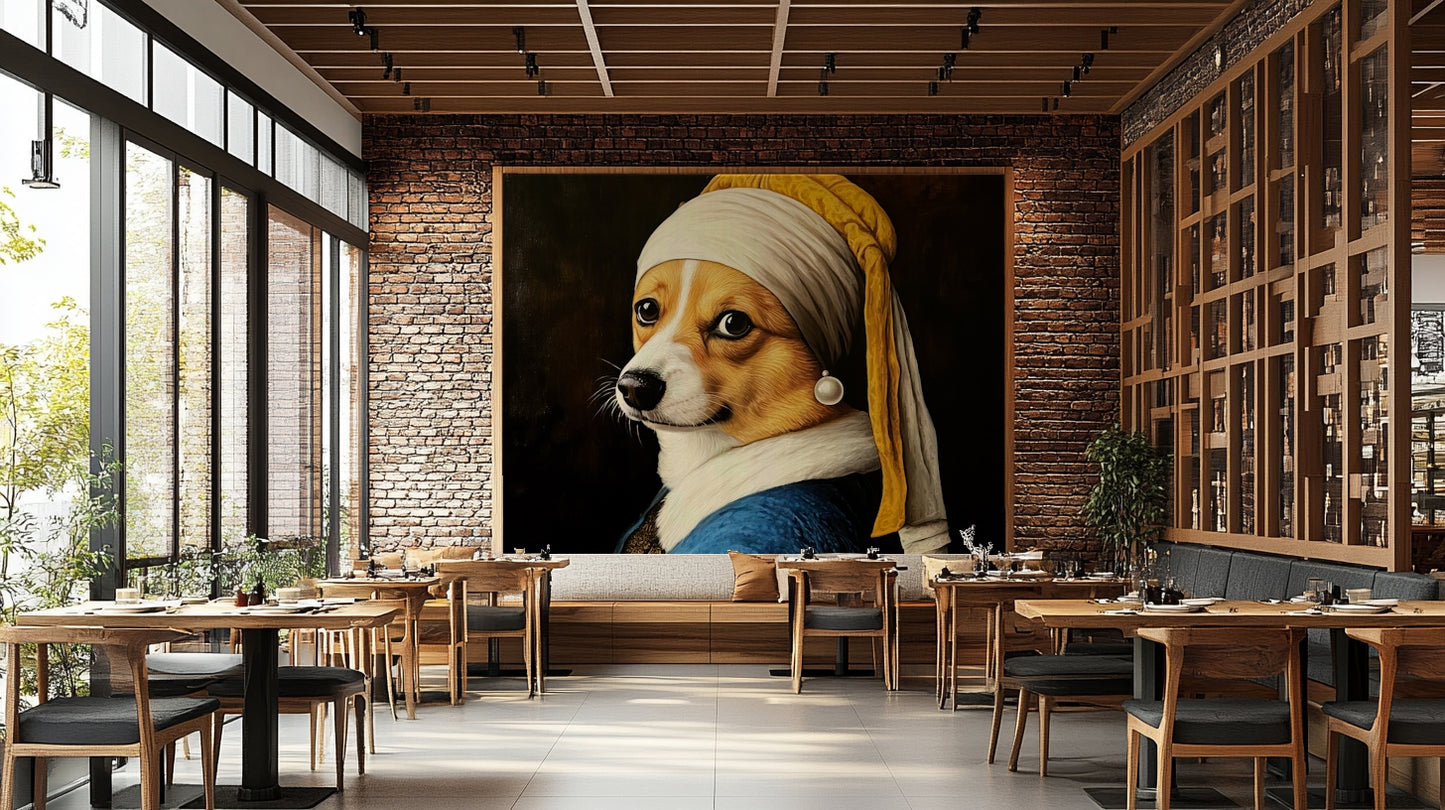 a unique wallcovering for an artistic space

