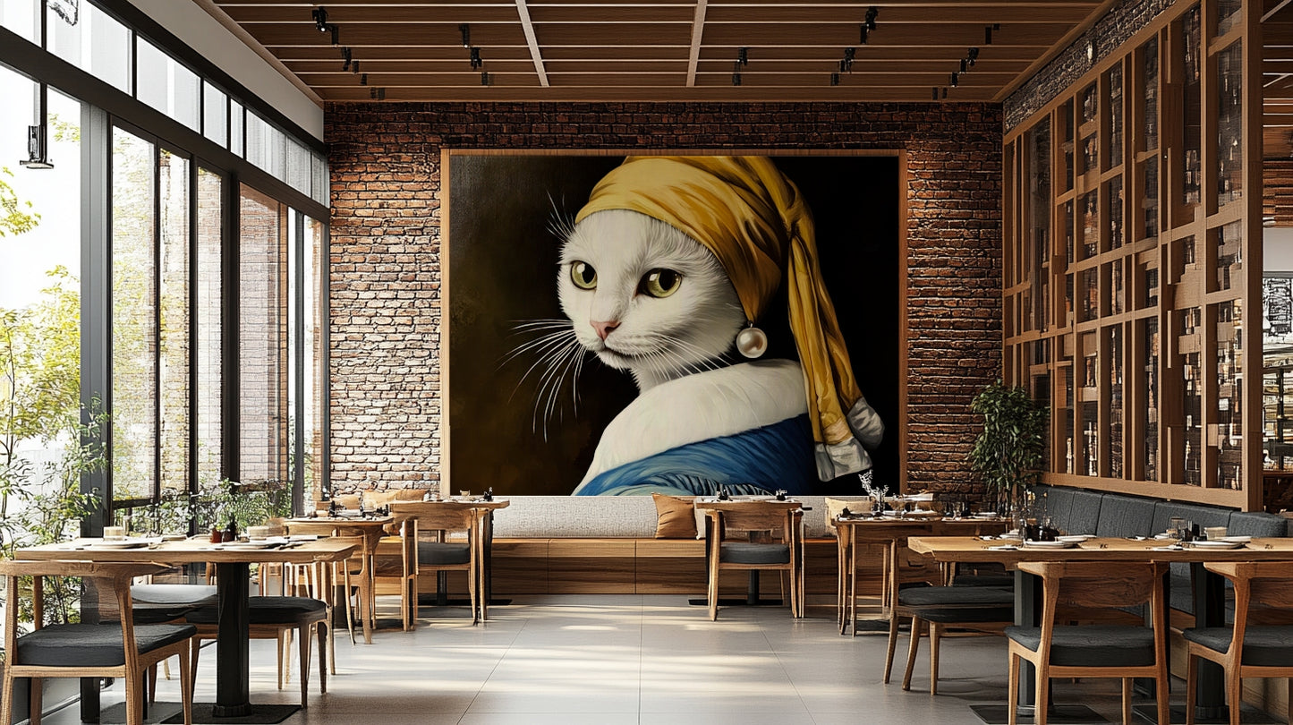 playful reinterpretation of a classic painting

