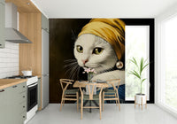 unique and whimsical art wall mural

