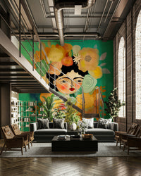 vibrant floral crown design

