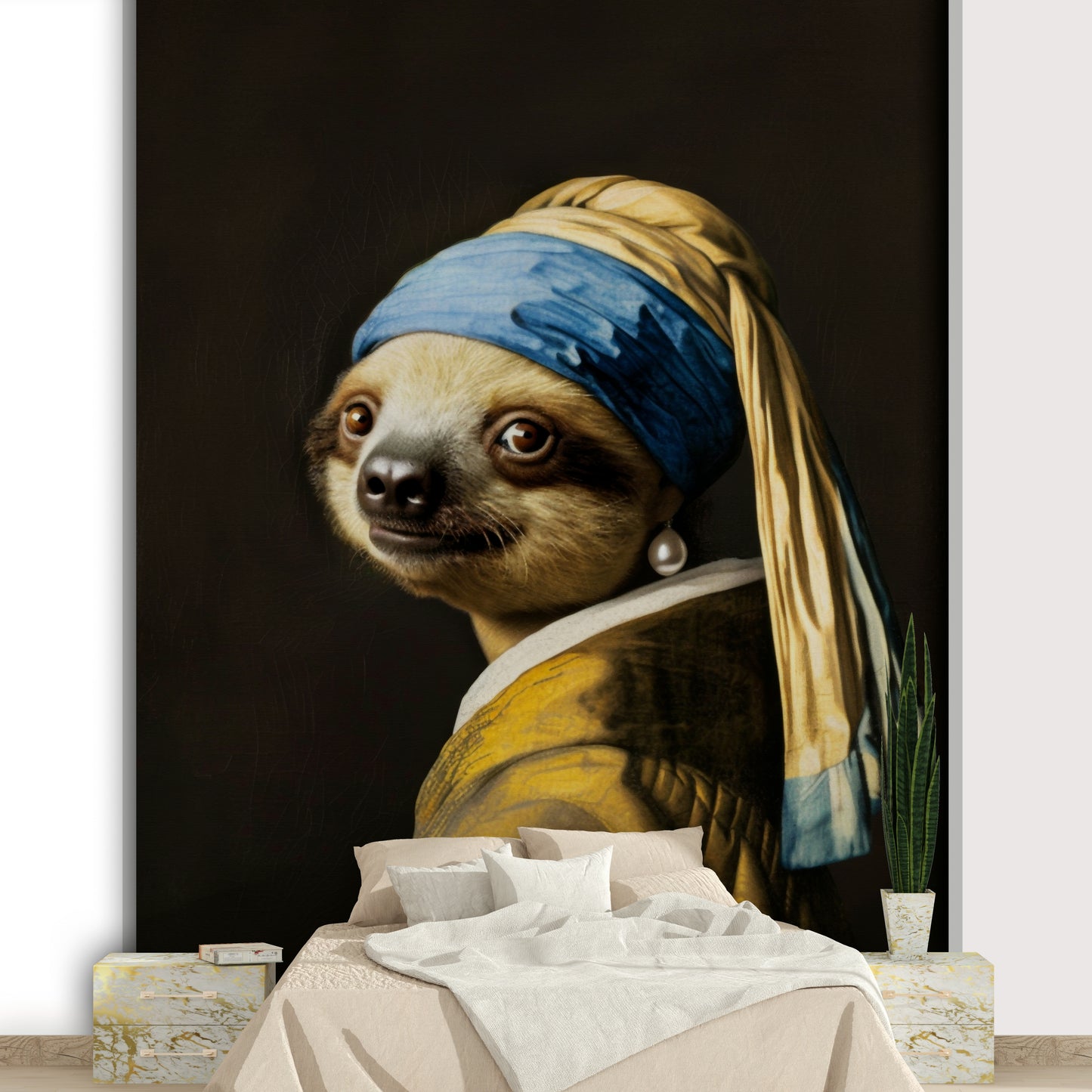 playful reinterpretation of a classic painting

