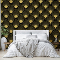 vintage 1920s style wallpaper

