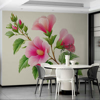 vibrant hibiscus flowers design

