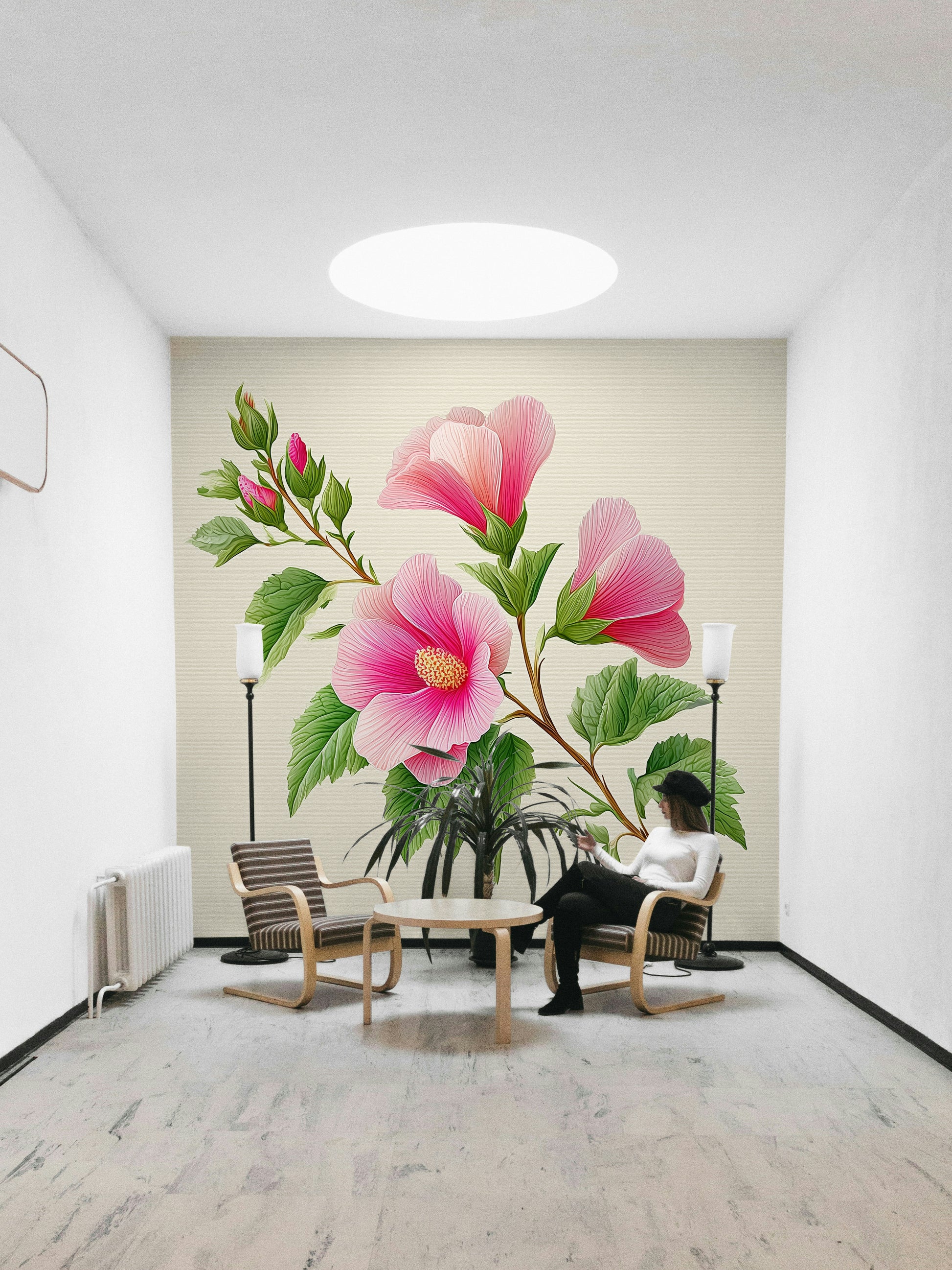 exotic and cheerful floral scene

