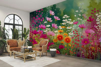 artistic watercolor wildflowers

