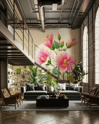 tropical-themed wall decor

