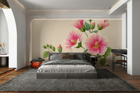 bold and beautiful floral wallpaper

