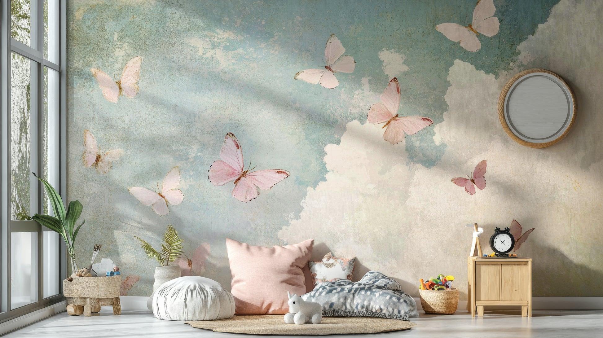 soft and ethereal butterfly design

