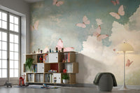 butterfly dreams wall mural

