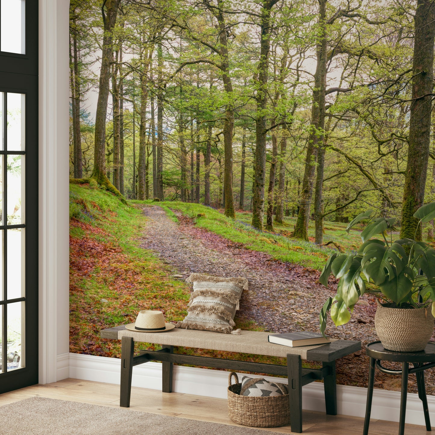 The atmosphere is whimsical and serene.

