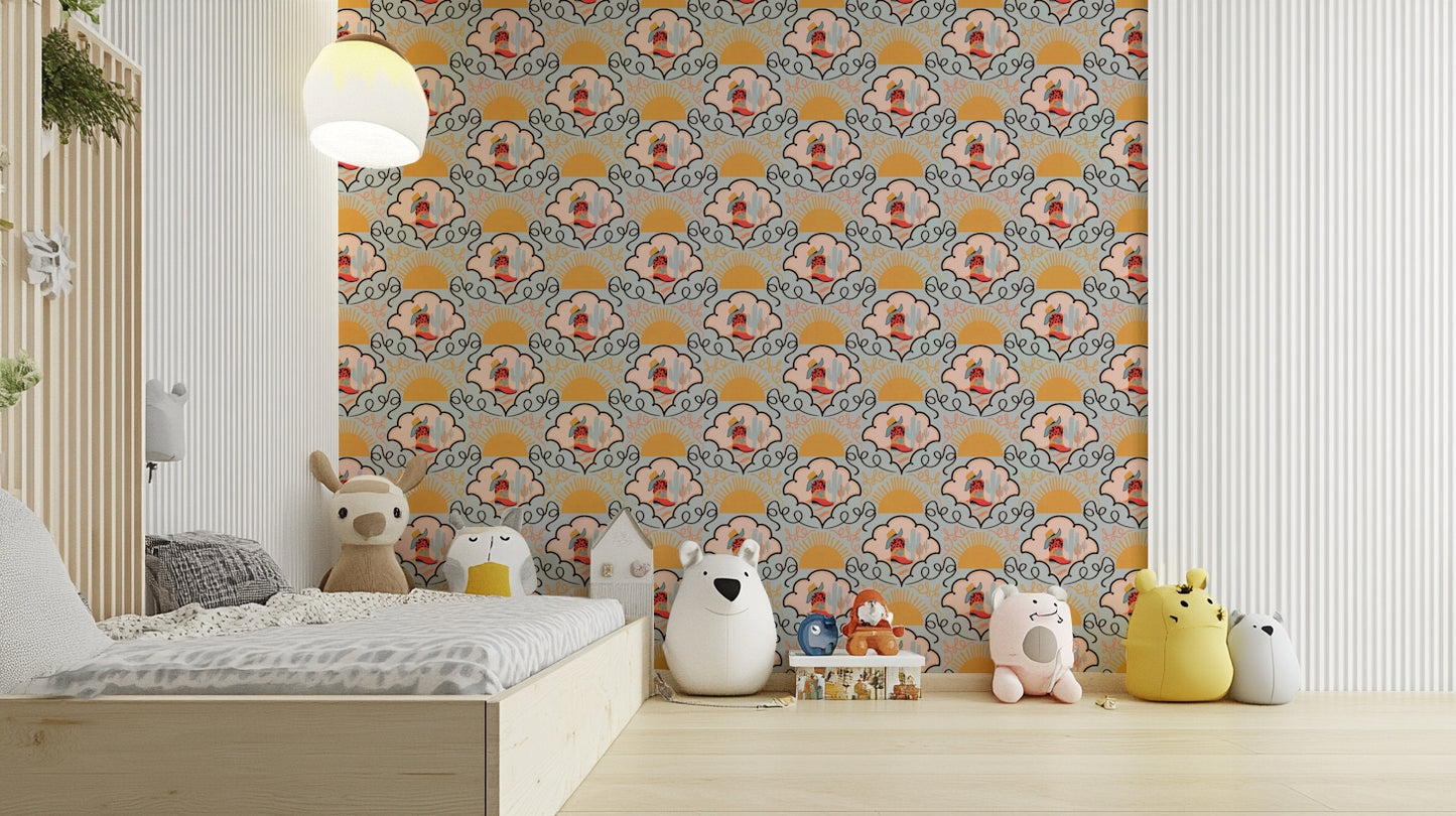 The colors are bright and fun.

