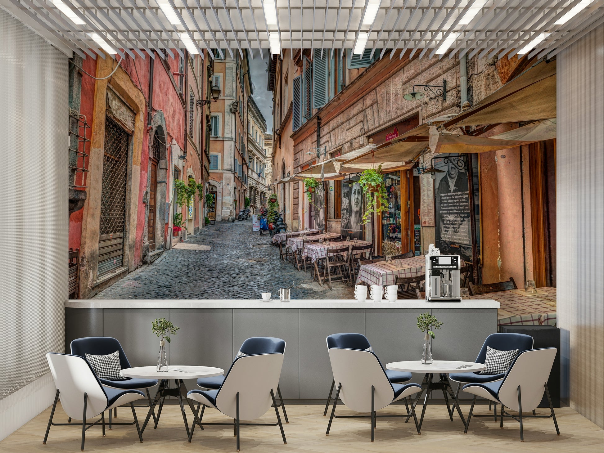 The colors are warm and inviting.

