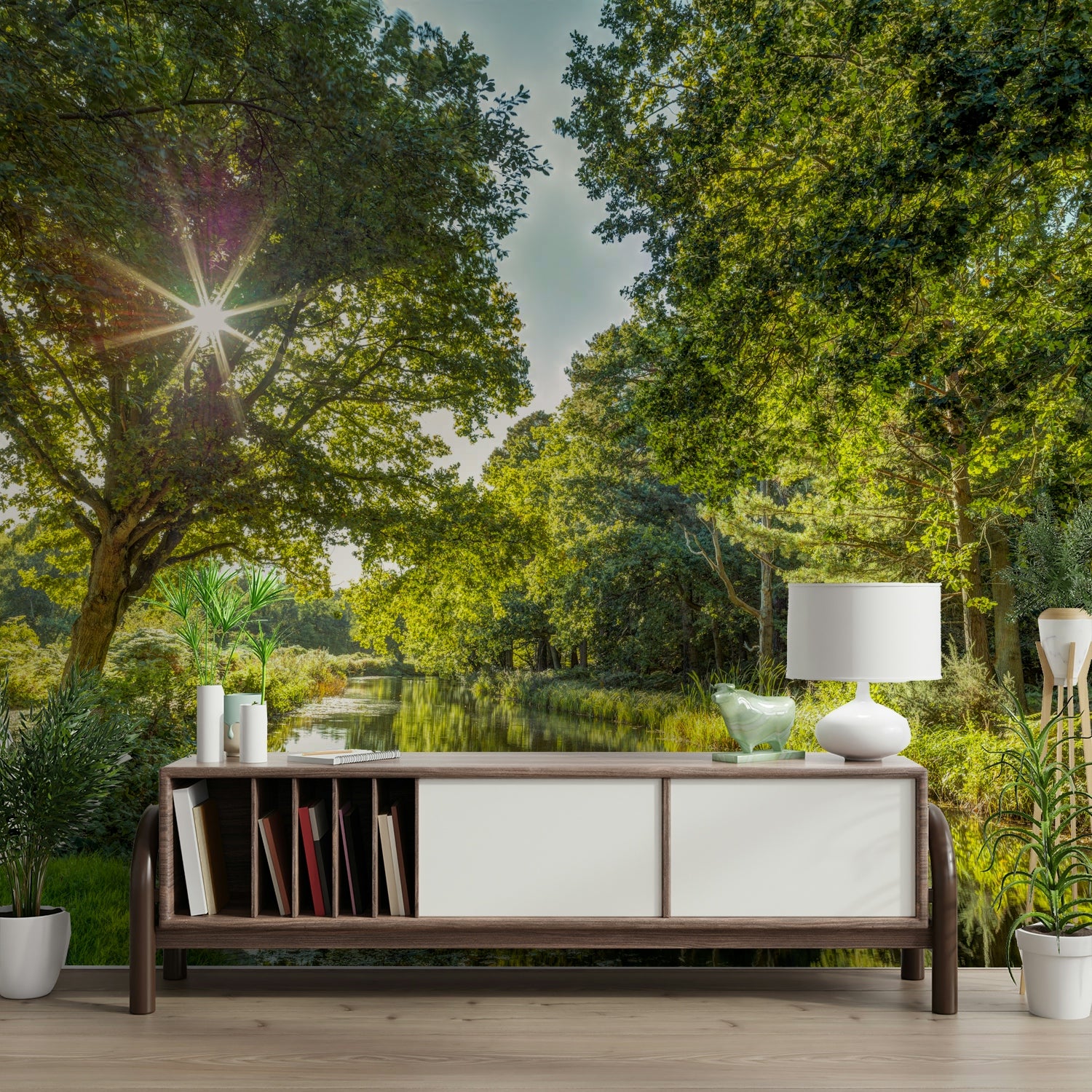 The leaves are a vibrant, rich green color.

