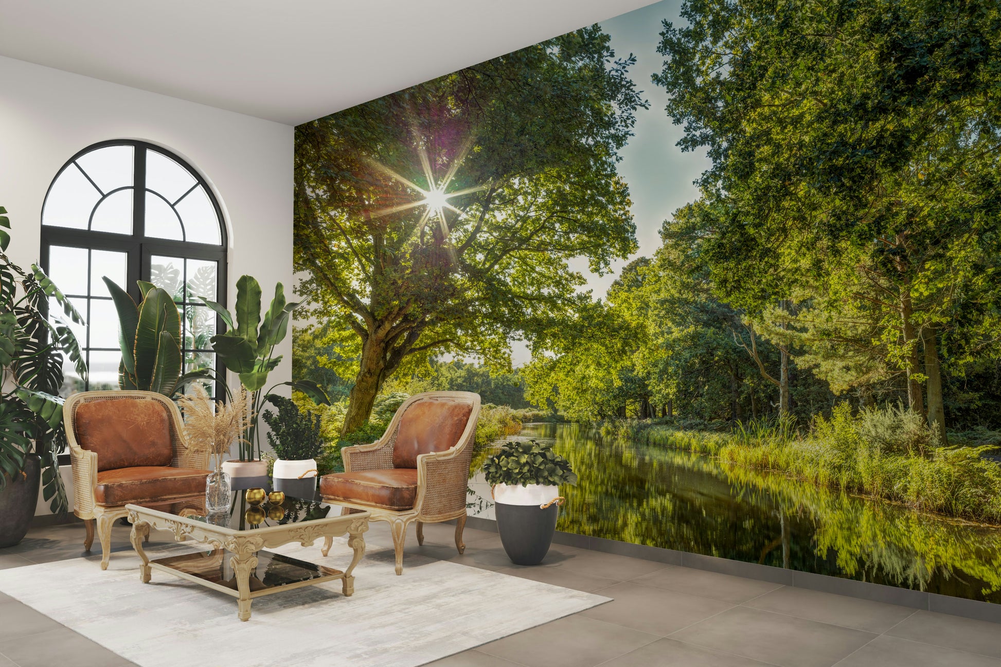 The focus is on the leaves and their patterns.

