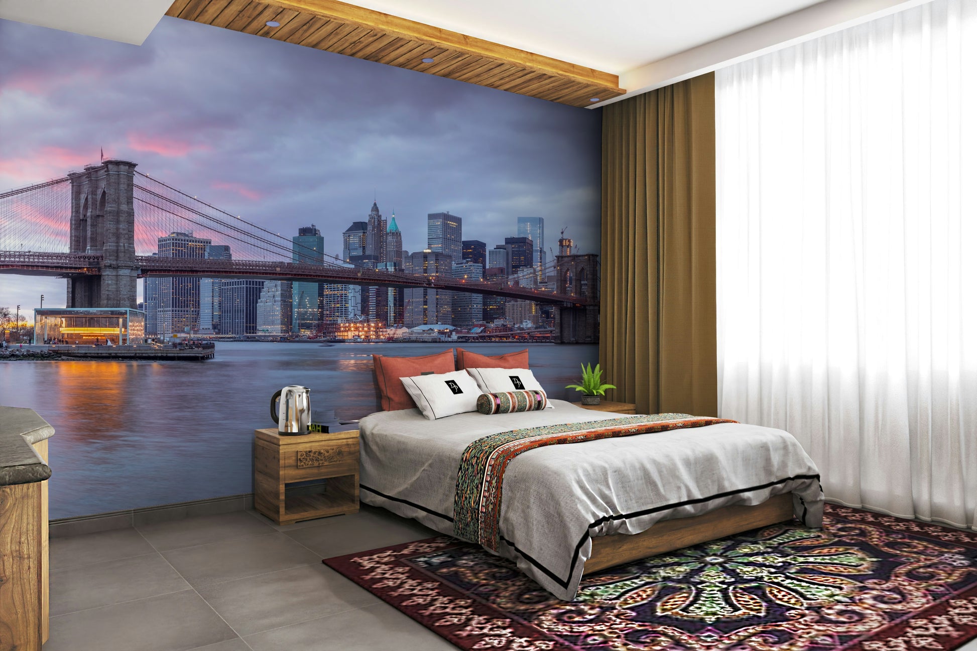 The overall mood is peaceful and beautiful.

